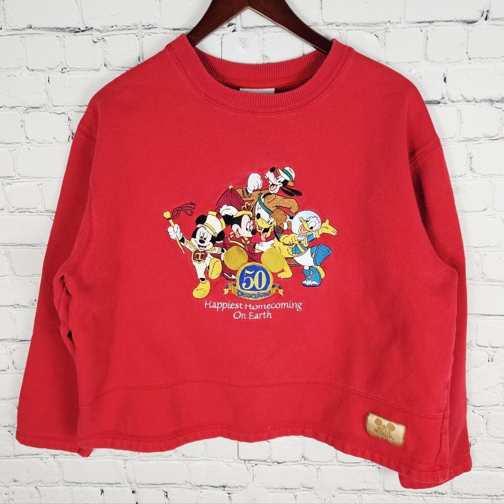 DISNEYLAND RESORT | vintage 50th Anniversary 2005 Mickey crewneck sweatshirt